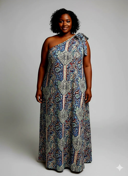 One Tie Shoulder Kaftan