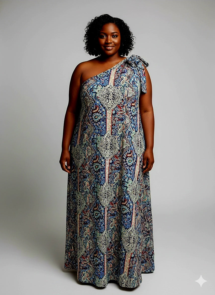 One Tie Shoulder Dress